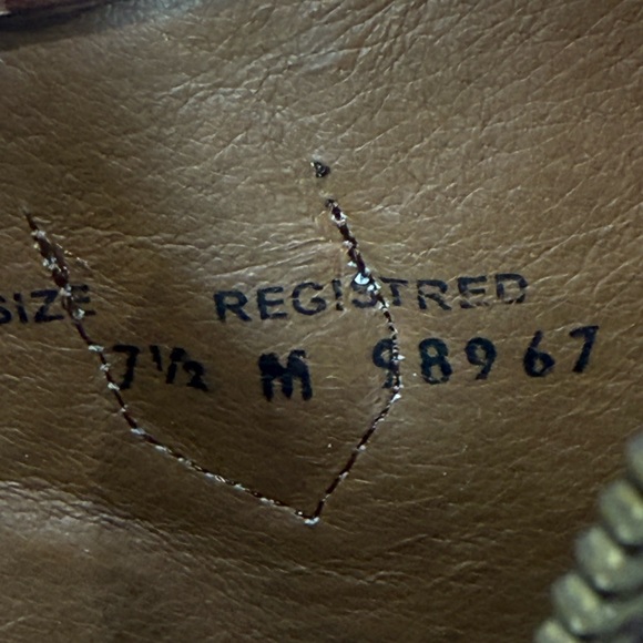 Embroidered Leather Cowboy Boots - Picture 5 of 6